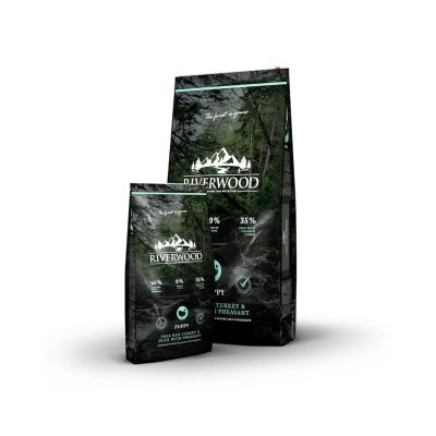 Riverwood Puppy Kalkkuna, Ankka & Fasaani - Eri kokoja, 2 kg