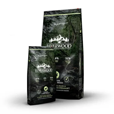 Riverwood Junior Large Ankka, Kalkkuna ja Fasaani 12 kg