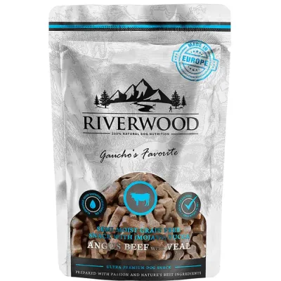Riverwood Makupalat - Puolikosteat ja Viljattomat 200 g, Angus-härkä & vasikka, kuva 1 / 1