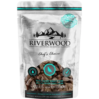 Riverwood Makupalat - Puolikosteat ja Viljattomat 200 g, Viiriäinen & Strutsi, kuva 1 / 1