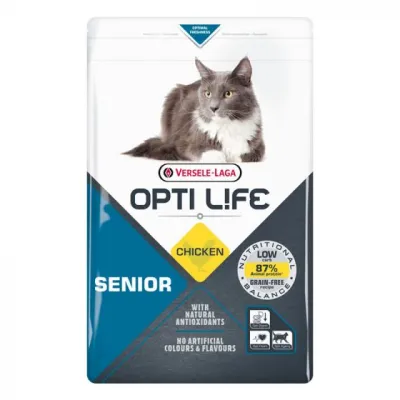 Opti Life Cat Senior, Kana - Viljaton 1kg