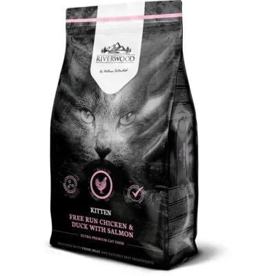 Riverwood Cat Kitten Kana, Ankka ja Lohi 2kg, kuva 1 / 1
