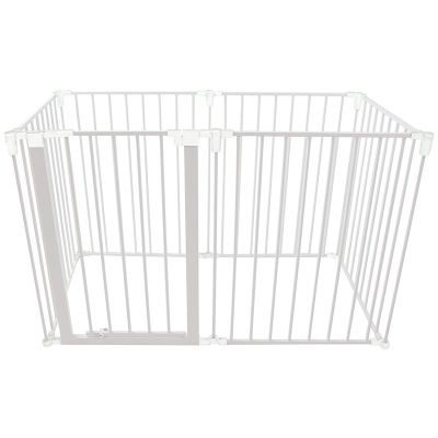 TOPSAFE Top Safe 2-in-1 Lemmikkiportti / Pentukehä, Valkoinen