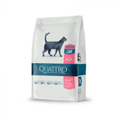 Quattro Cat Adult Sterilized Kissanruoka 1,5 kg