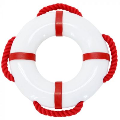 Boogie Kelluva Koiranlelu Pelastusrengas, Valkoinen