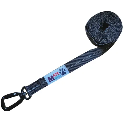 Nylon liina 2m Musta Mate With Paws, kuva 1 / 1