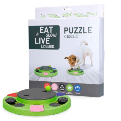 EatSlow Eat Slow Live Longer Koiran Aktivointipeli, Puzzle Circle