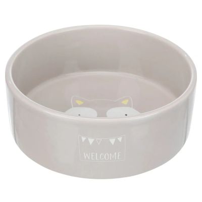 Trixie Junior Keraaminen Koirankuppi, Harmaa / 0.3 l