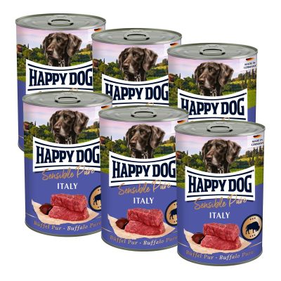 Happy Dog Sensible Pur Italy - Puhveli, 6x400 g