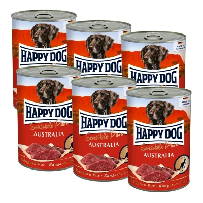 Happy Dog Sensible Pur Australia - Kenguru, 6x400 g, kuva 1 / 1