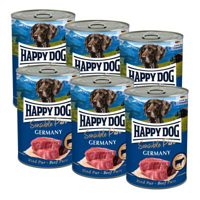 Happy Dog Sensible Pur Germany - Nauta, 6x400 g