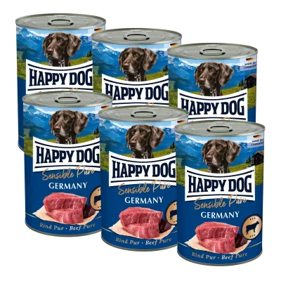 Happy Dog Sensible Pur Germany - Nauta, 6x400 g, kuva 1 / 1