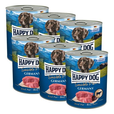 Happy Dog Sensible Pur Germany - Nauta, 6x 800 g