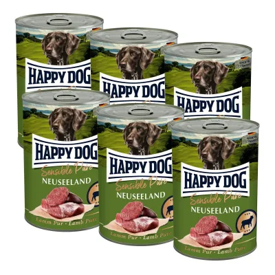 Happy Dog Sensible Pur Neuseeland - Lammas, 6x400 g, kuva 1 / 1