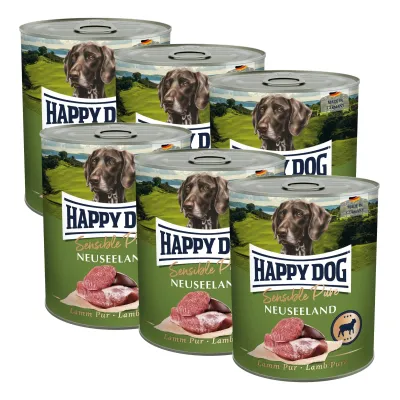 Happy Dog Sensible Pur Neuseeland - Lammas, 6x800 g, kuva 1 / 1