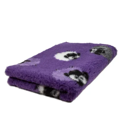 Foxy Fur Makuualusta - Lammaskuvio, violetti, 100 x 150 cm, kuva 1 / 1