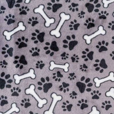 Juunik Makuualusta koiralle Luu ja tassu, L 75x60cm / Harmaa