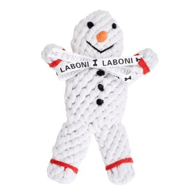 LABONI Lumiukko koiran lelu - Shawn the Snowman