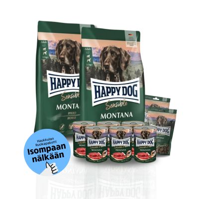 Happy Dog Sensible Montana - Tassuväen Megapaketti