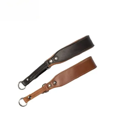 Puolikiristävä pehmeävuorinen nahkapanta - Jokke Pet Otto, Ruskea / 36-49 cm