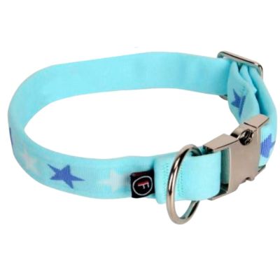 Finnero Bambino pehmeä kaulapanta koiralle, Blue Lagoon / M - 2 cm