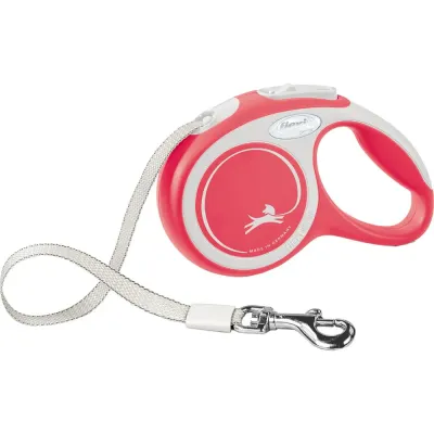 Flexi New Comfort Tape XS, 3 m / max. 12 kg, Punainen, kuva 1 / 1