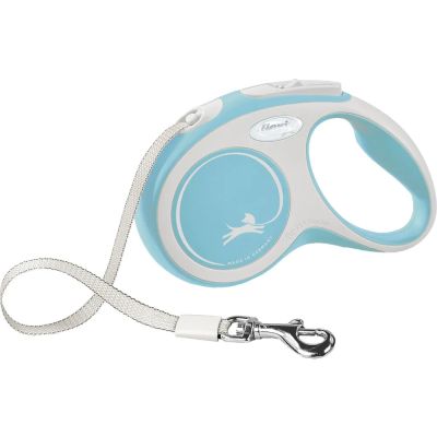 Flexi New Comfort Tape S, 5 m / max. 15 kg, Vaaleansininen