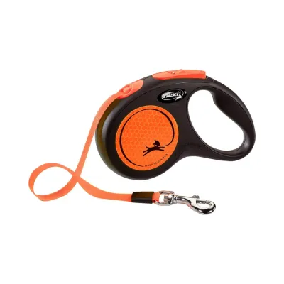 Flexi New Neon Tape S, 5 m / max. 15 kg, Oranssi, kuva 1 / 1