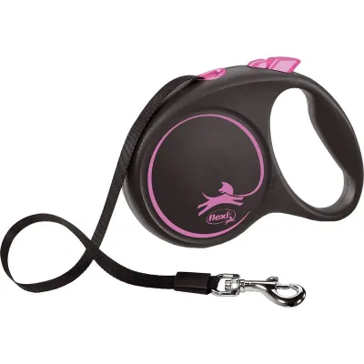 Flexi Black Design Tape L, 5 m / max. 50 kg, Pinkki