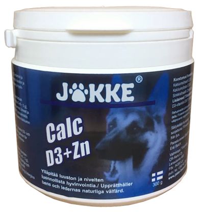 Jakke Calc D3+Zn - Eri kokoja, 300g