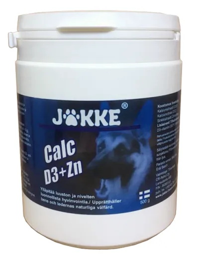 Jakke Calc D3+Zn - Eri kokoja, 500g, kuva 1 / 1