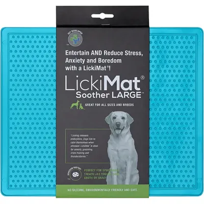 LickiMat Soother XL Aktivointimatto, Vaaleansininen