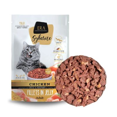 ERA Sybarite, Märkäruoka kaikenikäisille kissoille - Eri makuja, ERA Sybarite Adult - Kana