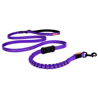 Ezydog Talutushihna, Zero Shock Lite - Eri värejä, Liila 180cm