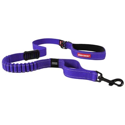 Ezydog Talutushihna, Zero Shock Traffic Control - Eri värejä, Liila 120cm