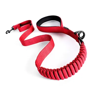 Ezydog Talutushihna, Zero Shock Traffic Control - Eri värejä, Punainen 120cm