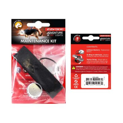 Ezydog Adventure Lights, Huoltopakkaus