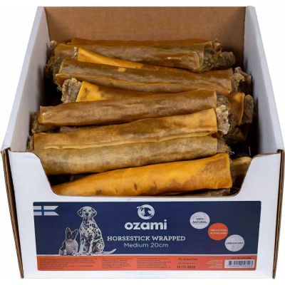 Ozami Kotimainen Hevostikku mustikalla 20cm, 60 kpl (laatikko)