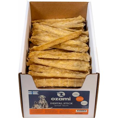 Ozami Kotimainen Dental Stick 15cm, 100 kpl (laatikko)