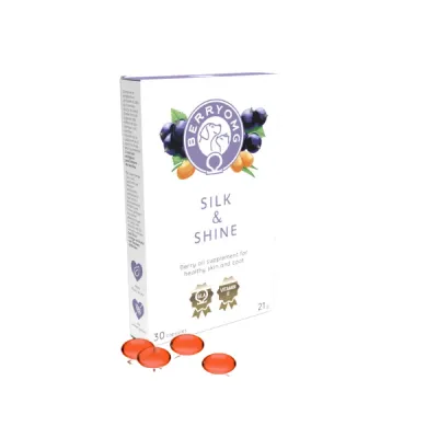 BERRYOMG® - Silk & Shine, 30 kapselia