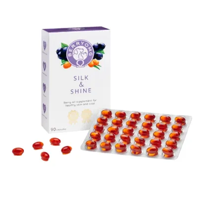 BERRYOMG® - Silk & Shine, 90 kapselia, kuva 1 / 1
