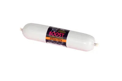 BOOST lihaisa koiranmakkara - Ankka, 400g