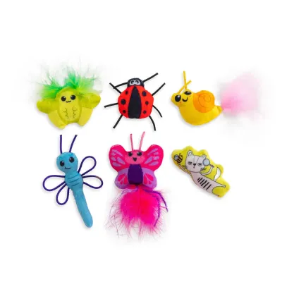 petstages Catstages Cute As A Bug 6-pack Kissanlelukokoelma