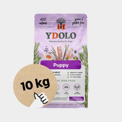 YDOLO Healthy & Pure Puppy - Puolikostea koiranruoka, 10 kg