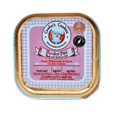 Cooka's Cookies PURRFECT Paté – Luonnollinen Naudanlihapaté Kissoille