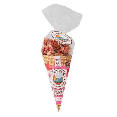 Cooka's Cookies, Beijinhos Pink Kisses - Rapeat ja Luonnolliset Kalkkuna & Tonnikalaherkut Koirille