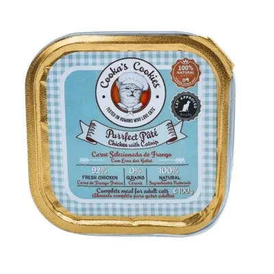 Cooka's Cookies PURRFECT Paté - Luonnollinen Kananlihapaté Kissoille