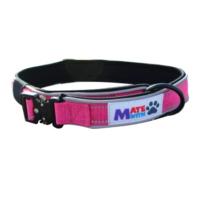 Mate With Paws Neopreenipehmusteinen panta miniCOBRA lukolla, M 40-50cm / Fuksia, kuva 1 / 1