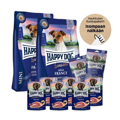 Happy Dog Sensible Mini France - Pikkutassun Megapaketti