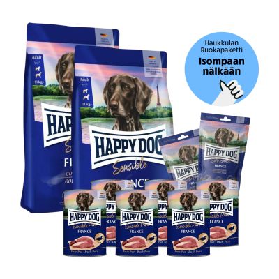Happy Dog Sensible France - Tassuväen Megapaketti